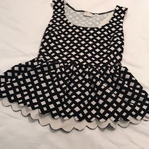 Black & White Anthropologie top